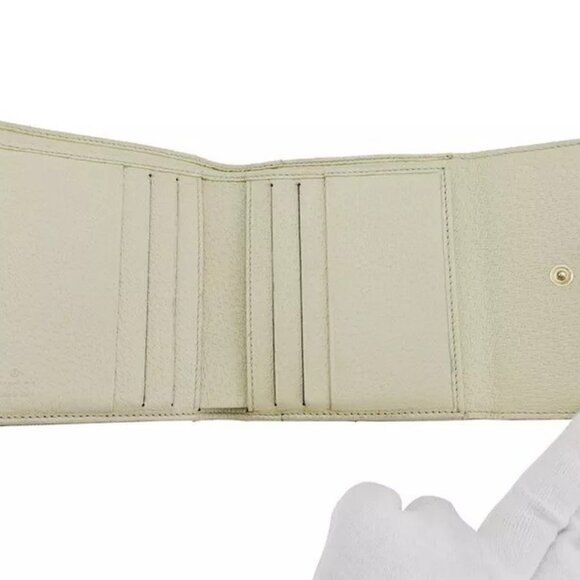 GUCCI W hook wallet GG pattern Authentic Used - Picture 6 of 10